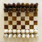 chessboard and pieces
