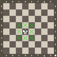 King chess moves