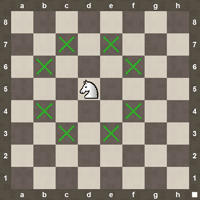 Knight chess moves